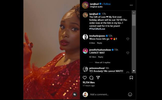 Jennifer Hudson Segera Rilis Album Liburan Pertama "The Gift of Love"