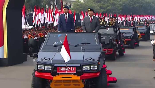 Jokowi Pimpin Apel Kesiapan Pengamanan Pelantikan Prabowo-Gibran di Mako Brimob