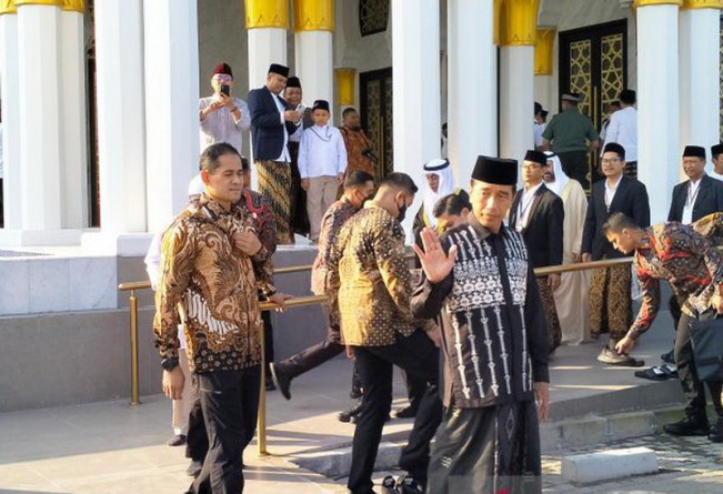 Ditanya Siapa Pendamping Ganjar, Jokowi: Pak Prabowo Nanti ke Rumah