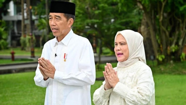 Presiden Jokowi-Wapres Ma’ruf Amin Salat Id di Istiqlal, Lanjut "Open House"