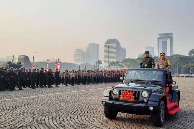 Kapolri-Panglima TNI Pimpin Apel Pasukan Pengamanan KTT ke-43 ASEAN