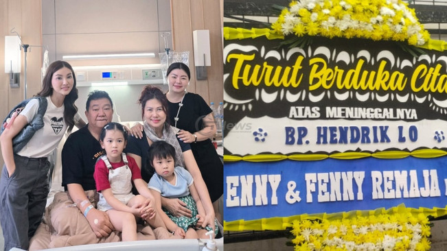 Ayah Sarwendah Meninggal, Karangan Bunga Belasungkawa Mulai Berdatangan di Rumah Duka