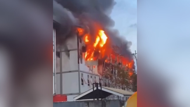 Viral Kebakaran Hunian Pekerja Proyek IKN, Warganet: Ngabisin Uang Negara!