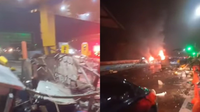 Kronologi Kecelakaan Beruntun Gerbang Tol Ciawi: 3 Mobil Terbakar, 11 Orang Luka dan 8 Meninggal