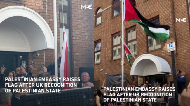 Kedutaan Besar Palestina Resmi Berdiri di Inggris, Detik-Detik Benderanya Berkibar Jadi Sorotan