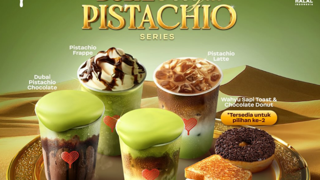 Kopi Kenangan Rilis Dubai Royal Pistachio Series, Ada Promo Buy 2 Free 1!