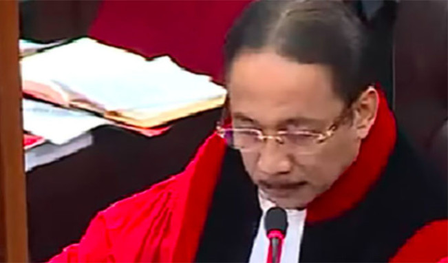 Suhartoyo, Ketua Mahkamah Konstitusi/Foto: tangkap layar