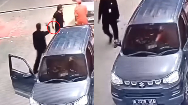 Aksi Koboi Jalanan Terulang Lagi, Pemobil Todong Beceng ke Petugas SPBU Rest Area Cibubur