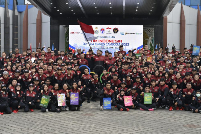 Menpora Kukuhkan Kontingen SEA Games 2023 Indonesia