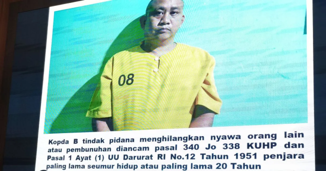 Kopda Basar Akui Tembak 3 Polisi di Way Kanan, Terancam Penjara Seumur Hidup