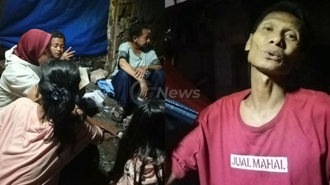 Kebakaran Kemayoran Gempol: Enggan Mengungsi, Heri Pilih Bangun Tenda Seadanya Demi Jaga Harta yang Tersisa
