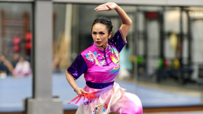 Bikin Bangga, Krisdayanti Wakili Indonesia di Kejuaraan Wushu Internasional