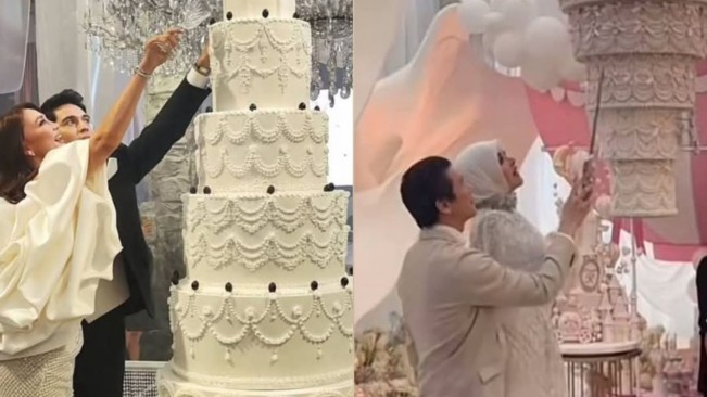 Kue Pernikahan Luna Maya vs Kue Ulang Tahun Syahrini, Netizen: Incess Nggak Mau Kalah Saing