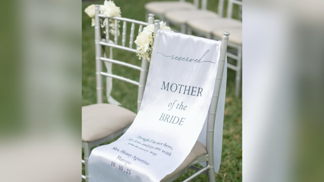 Bikin Haru, Makna Satu Kursi Kosong di Pernikahan Amanda Manopo