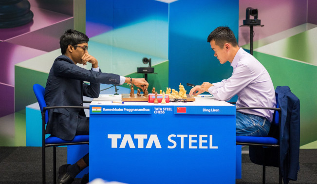 GM Anish Giri Duduki Peringkat Pertama, GM Ding Liren Telan Kekalahan