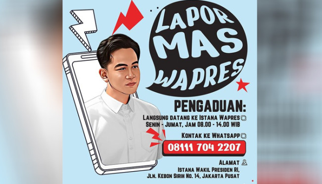 Gibran Rakbuming Bikin "Lapor Mas Wapres", Warganet: Dulu Ngeladeni Warga Solo, Sekarang untuk Rakyat Indonesia