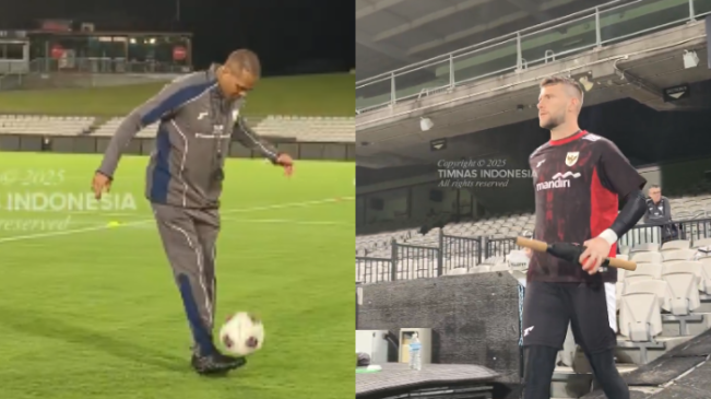 Penampakan Latihan Perdana Timnas Indonesia Jelang Lawan Australia