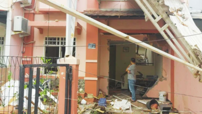 Video Detik-Detik Ledakan Tabung Gas di Cengkareng, 1 Orang Luka Bakar 70 Persen