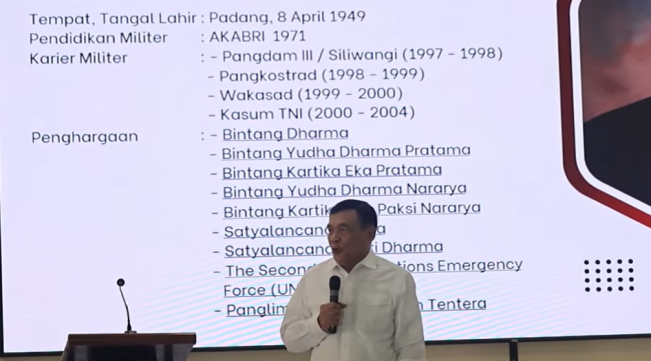 Biodata dan Agama Djamari Chaniago, Diisukan Bakal Jabat Menko Polkam