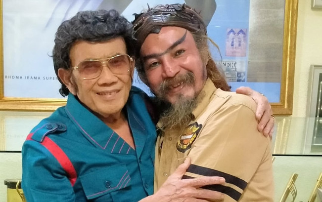 Limbad dan Raja Dangdut Rhoma Irama. [Instagram]
