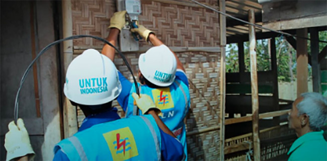 Program Listrik Desa/Foto: PLN