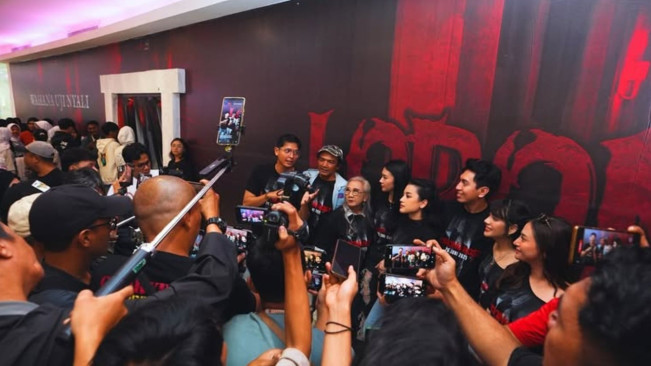 Sambut Film Lorong Kost, Pemain Uji Nyali di Wahana Horor