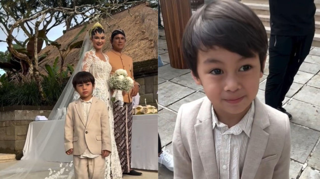 Baim Wong Bawa Kiano dan Kenzo di Pernikahan Luna Maya-Maxime, Nama Paula Disinggung