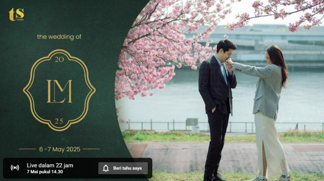 Link Live Streaming Pernikahan Luna Maya dan Maxime Bouttier