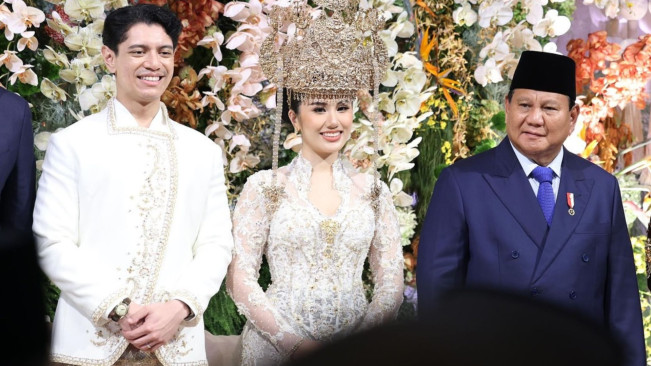5 Potret Pernikahan Magisha Afryea Thohir dan Moshe Darron, Dihadiri Presiden Prabowo