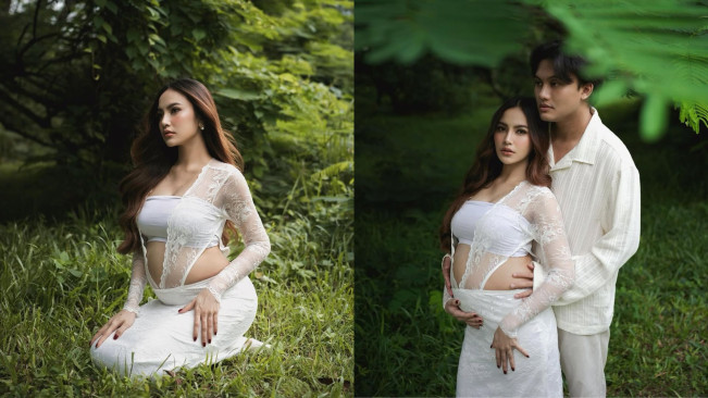 Mahalini Pamer Perut Hamil Dalam Foto Maternity di Instagram