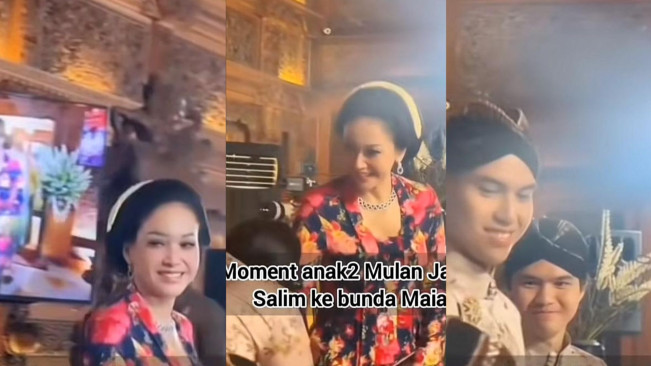 Anak-anak Mulan Jameela Cium Tangan Maia Estianty, Netizen Ikut Terharu