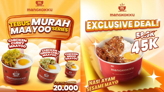 Promo Mangkok Ku Milik Chef Arnold September Ini, Rice Bowl Mulai Rp20 Ribuan