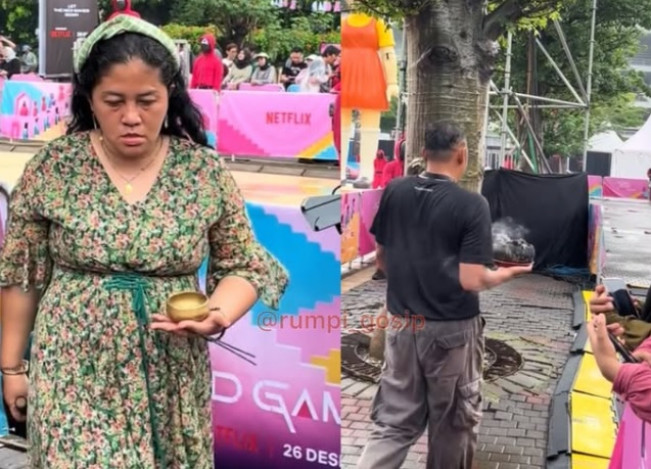 Mbak Rara Si Pawang Hujan Mandalika Komat-kamit di GBK: Mau Tahun 2025 Masih Percaya Beginian?