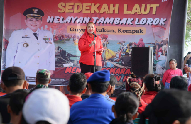 Hevearita Gunaryanti Rahayu atau akrab disapa Mbak Ita, saa masih menjabat Wali Kota Semarang. [Ist]