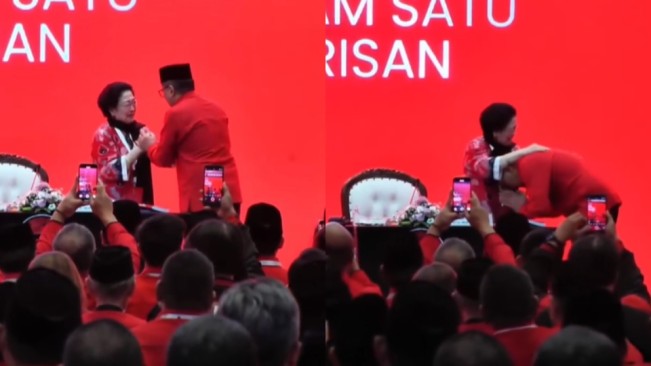 Momen Tangis Megawati Pecah Saat Hasto Kristiyanto Hadiri Kongres PDIP, Dipeluk dan Cium Tangan