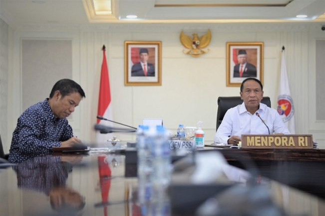 Rapat dengan PSSI dan PT LIB, Menpora Bahas Nasib Liga 2