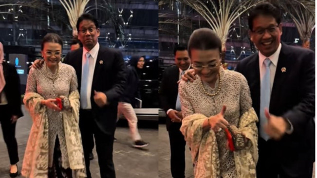 Viral Menkeu Purbaya Beromantis Ria dengan Istrinya: Bini Gua