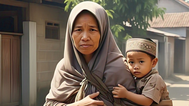 Istri dan Balita Tertinggal Suami Saat Mudik di Cilegon