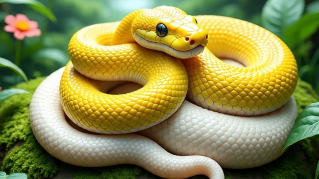 Apa Arti Mimpi Ular Kuning dan Putih?