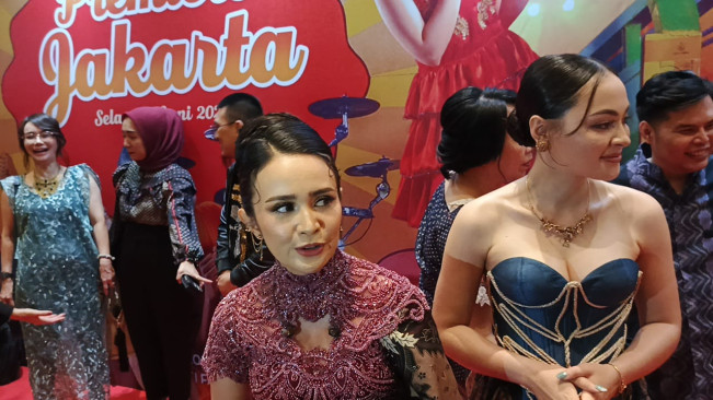 Michelle Ziudith usai konferensi pers film Angel Pol di XXI Epicentrum, Kuningan, Jakarta Selatan, Selasa (17/6/2025). [FTNews.co.id/Selvianus Kopong Basar]