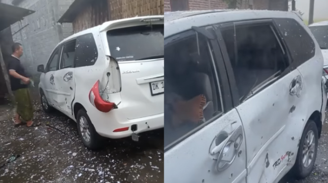 Balon Udara Bermuatan Petasan Jatuh dan Meledak, Rumah dan Mobil Rusak di Tulungagung