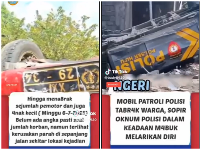 Mobil Patroli Tabrak Warga di Dompu, Diduga Dikemudikan Polisi Mabuk