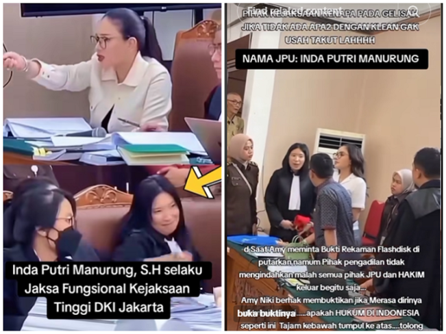Bukan Cuma Nikita, Sosok Jaksa Inda Putri Ikut Jadi Sorotan Netizen