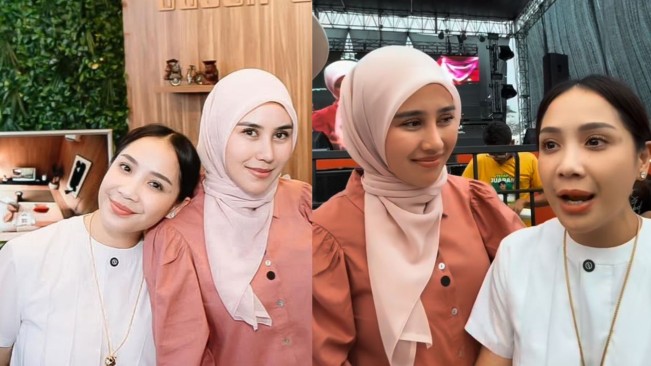 Nagita Slavina Menangis Haru Saat Syahnaz Sadiqah Dipanggil 'Ibu Bupati Tercinta'