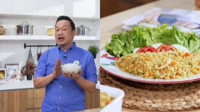 Bikin Bekal Sarapan Gercep Ala Chef Rudy, Nasi Goreng Telur Sayuran