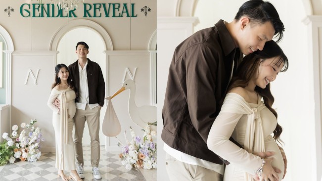 5 Potret Gender Reveal Nita Vior dan Vincent Kosasih, Siap Sambut Baby Girl