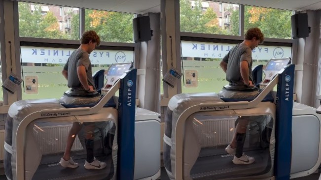 Ole Romeny Terlihat Latihan Anti-Gravity Treadmill, Bisa Pulih Sebelum Putaran Kualifikasi Piala Dunia?