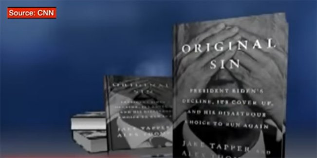 Buku Original Sin ditulis bersama oleh Jake Tapper dan Alex Thompson/Foto: YouTube CNN