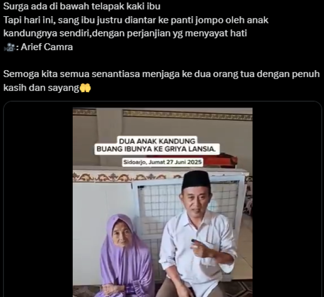 Postingan X (X)