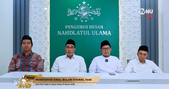 Hilal Tidak Terlihat, PBNU: Lebaran Jatuh pada Senin 31 Maret 2025
